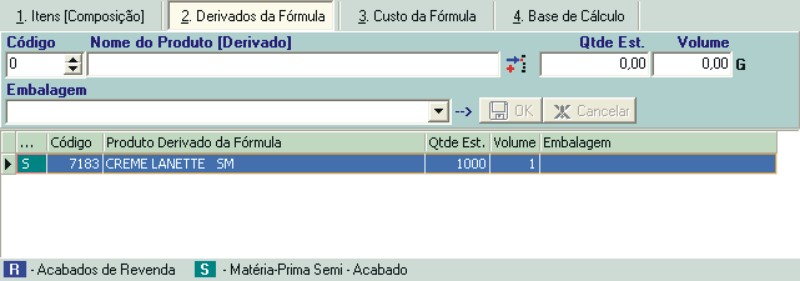CadDerivadosGerado