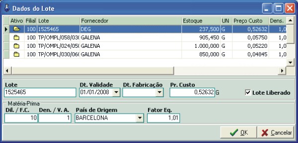 DadosLote
