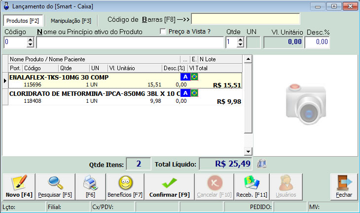 VendaCaixa